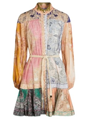 Zimmermann Multicoloured Anneke Mini Dress