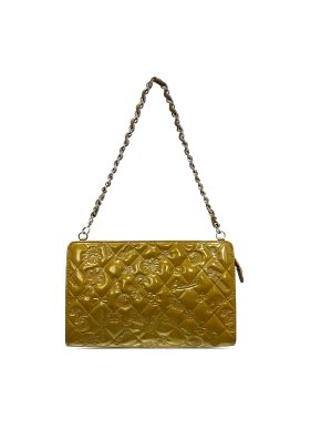 Chanel Metallic Gold Precious Symbols Pochette Bag