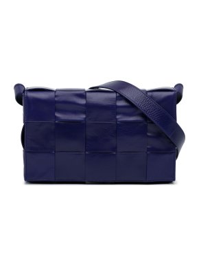 Bottega Veneta Deep Purple Intrecciato Cassette Bag