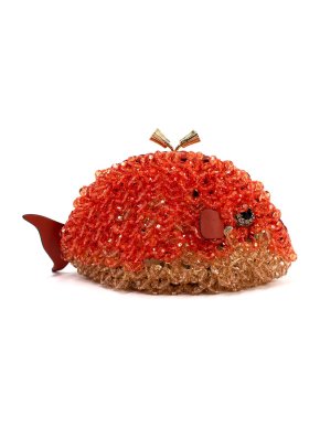 Anya Hindmarch Beaded Fish Maud Clutch Bag
