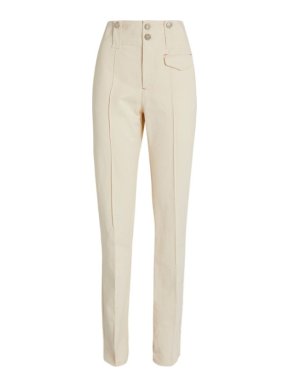Isabel Marant Cream Denim Dilirok Trousers