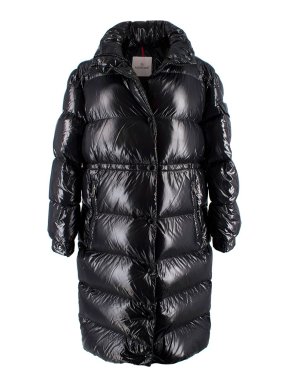 Moncler Black Cavettaz Long Down Jacket