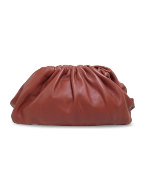 Bottega Veneta Rust The Pouch Clutch
