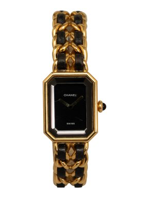 Chanel Gold Tone Quartz Premiere Watch