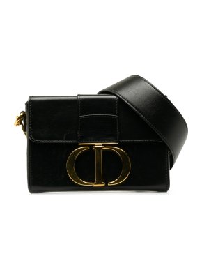Dior Black 30 Montaigne Box Bag