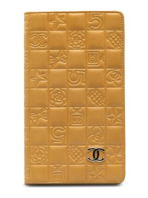 Chanel Icon Charms Lambskin Leather Wallet