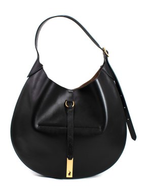 Ralph Lauren Polo Black Large ID Shoulder Bag