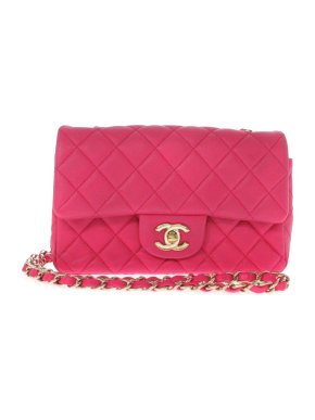 Chanel Pink Mini Rectangular Single Flap Bag