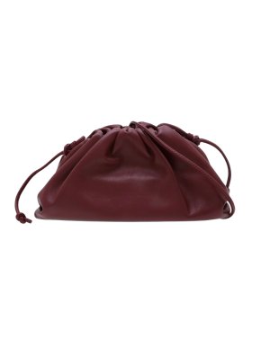 Bottega Veneta Burgundy The Mini Pouch