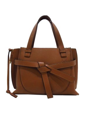 Loewe Brown Mini Gate Top Handle Tote