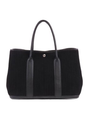 Hermes Black Felt and Negonda Garden Party 36