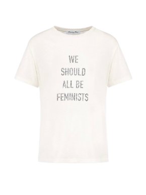 Dior "We Should All Be Feminists" White T-shirt