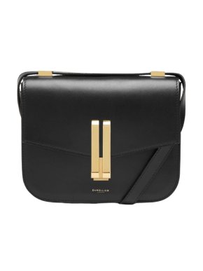 Demellier Black Vancouver Leather Cross-body Bag