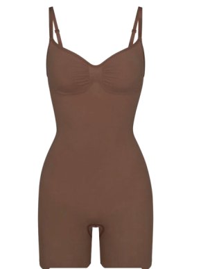 Skims Seamless Sculpt Mid Thigh Bodysuit in Jasper