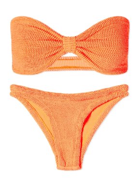 Hunza G Neon Orange Jean Bikini