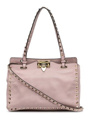 Valentino Pink Rockstud Tote Bag