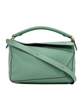 Loewe Mint Green Medium Puzzle Bag
