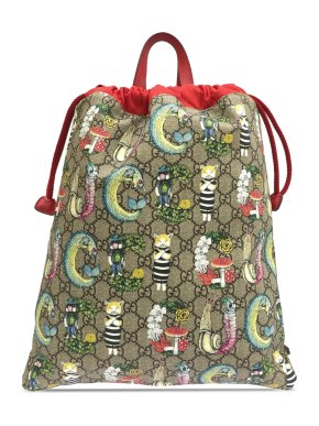 Gucci x Yuko Higuchi Girls GG Supreme Animal Backpack