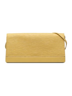 Louis Vuitton Yellow Epi Leather Shoulder Bag