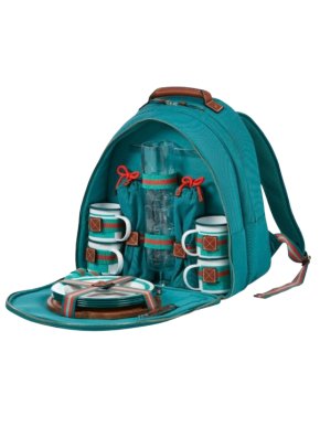 Fortnum and Mason 4 Person Canvas Picnic Backpack