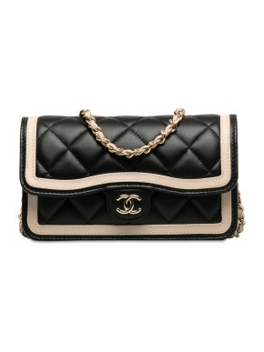 Chanel Bicolor Classic Lambskin Single Flap Bag