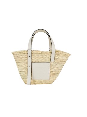 Loewe Medium Raffia Basket Tote Bag