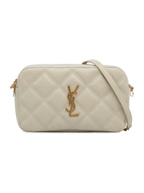 Saint Laurent Mini Becky Double Zip Crossbody Bag