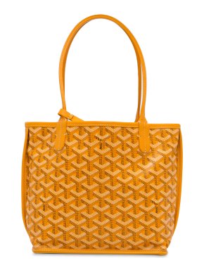 Goyard Yellow Mini Reversible Anjou Tote Bag