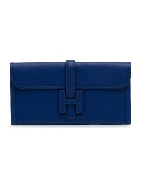 Hermes  Jige Elan 29 in Electric Blue Epsom Leather