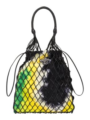 Prada Tie-dye Mesh Tote Bag