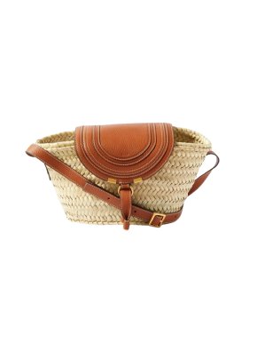 Chloe Raffia Marcie Basket Bag