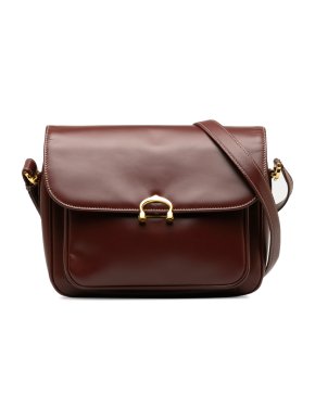 Cartier Burgundy Must de Cartier Crossbody Bag