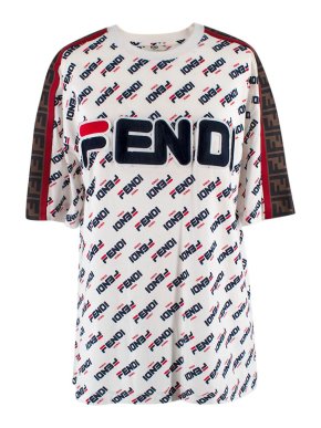 Fendi X Fila Mania Logo T-Shirt
