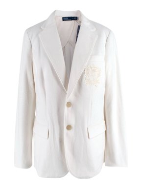 Ralph Lauren Polo Cream Crest Blazer