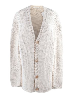The Row Cream Zaydi Longline Cardigan
