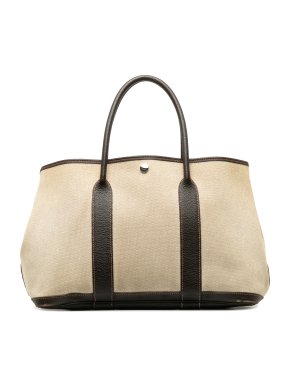 Hermes Toile Garden Party 39 Tote Bag