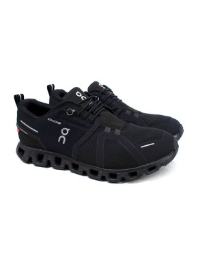 On Running Black Waterproof Cloud 5 Trainers