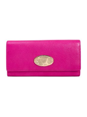 Mulberry Continental Pink Glossy Wallet