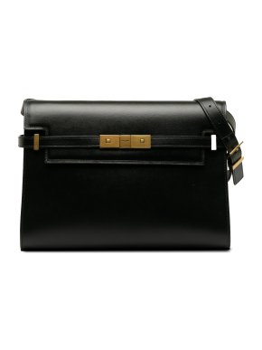 Saint Laurent Black Medium Manhattan Shoulder Bag