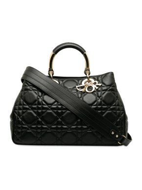 Dior Black Cannage The Lady 95.22 Bag