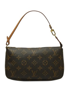 Louis Vuitton Brown Monogram Pochette Bag