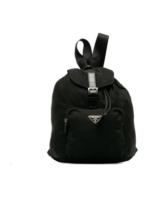 Prada Black Tessuto Backpack