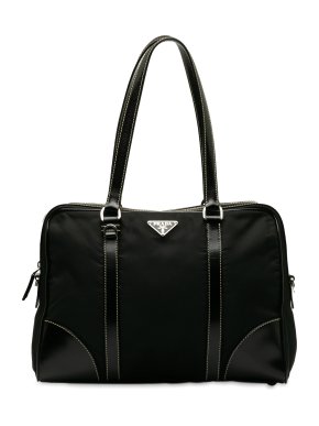 Prada Black Tessuto Shoulder Bag
