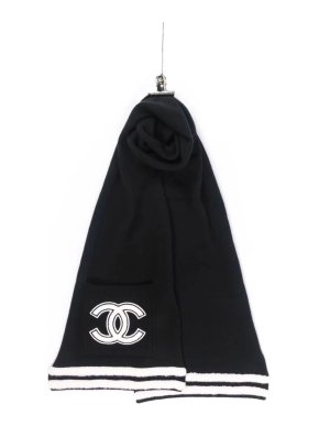 Chanel Cashmere CC Pocket Scarf