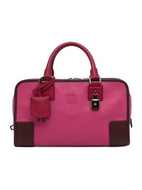 Loewe Pink leather Amazona 28 Bag
