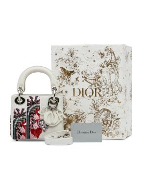 Micro Sequin Accented Lady Dior Bag
