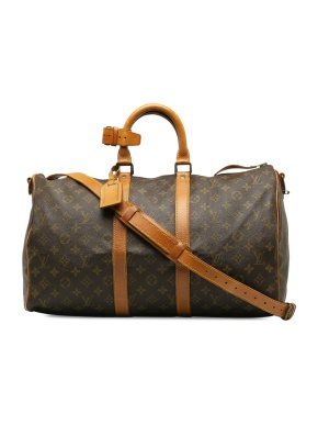Louis Vuitton Brown Monogram Keepall 45