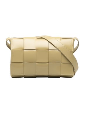Bottega Veneta Beige Maxi Intrecciato Cassette Bag
