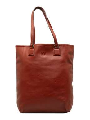 Loewe Rust  Leather Anagram Tote Bag