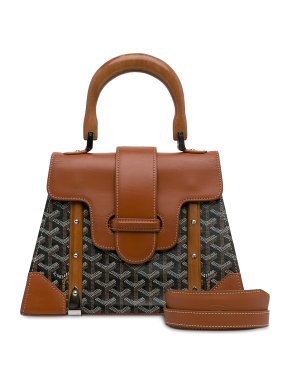 Goyard Black Goyardine Saigon PM